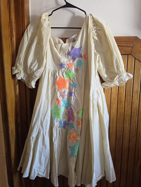 QUEEN OF SPARKLES Dresses & Skirts - Queen Of Sparkles Star Dress - Size XL